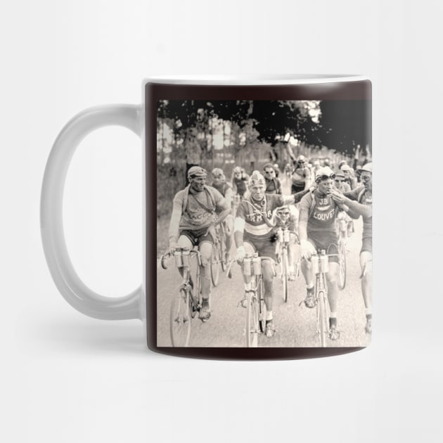 Tour De France Vintage Bicycle Racing Photo Print by posterbobs